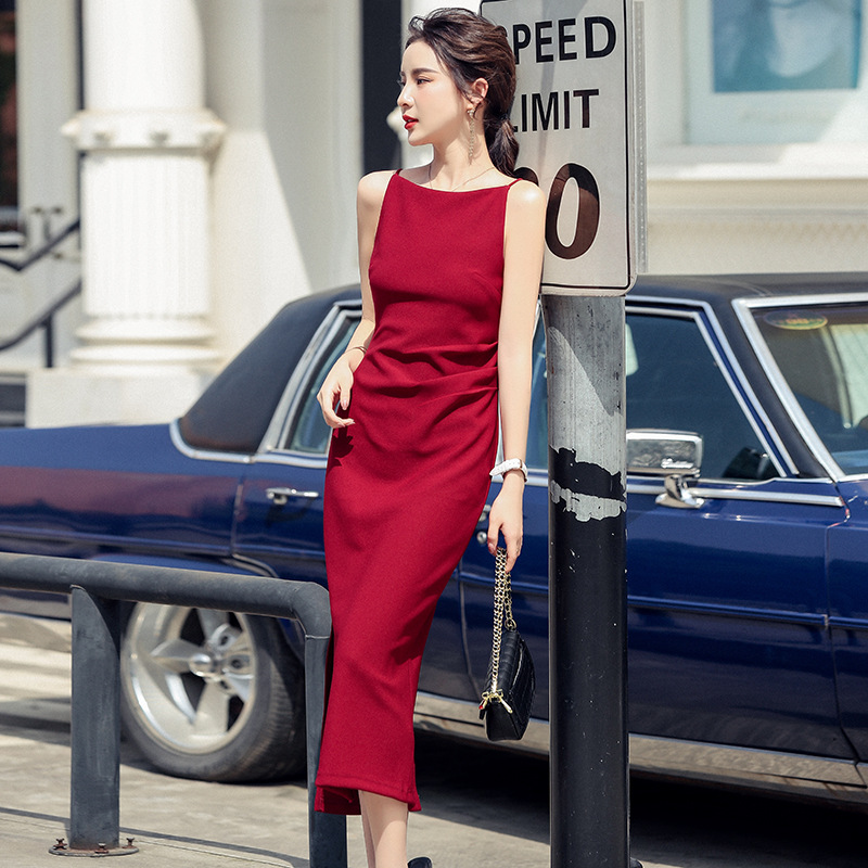 Off-shoulder Design Skirt For Women Gilding Party