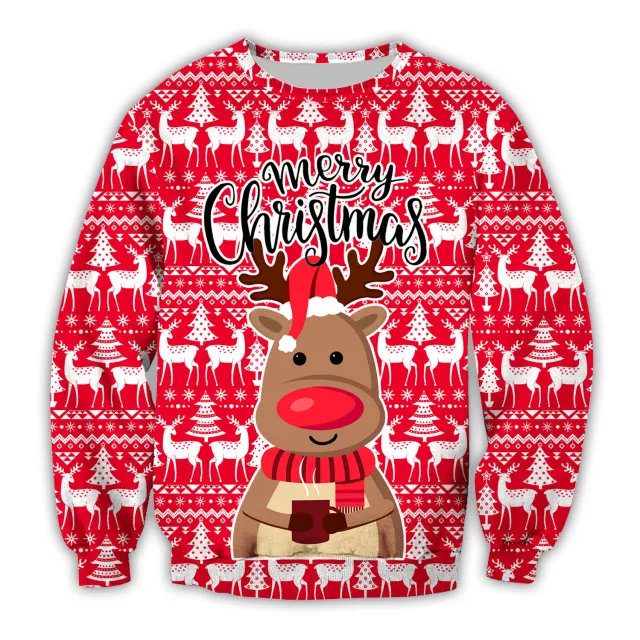 3D Digital Printing Christmas Hoodie Yq0326 Xl - Shop at LoveMi