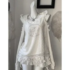 Women's Fashion Personality Stitching Lace-up Skirt Set - Hooded Top And Skirt - View 1