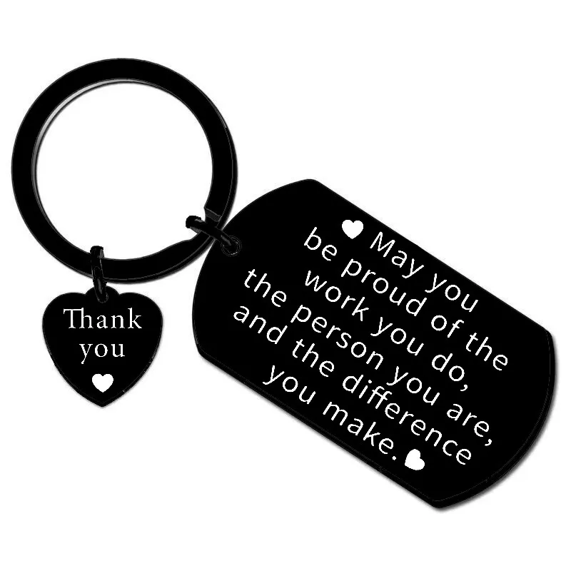 Stainless Steel Key Ring Small Gift - Jp19 Black Mayyou
