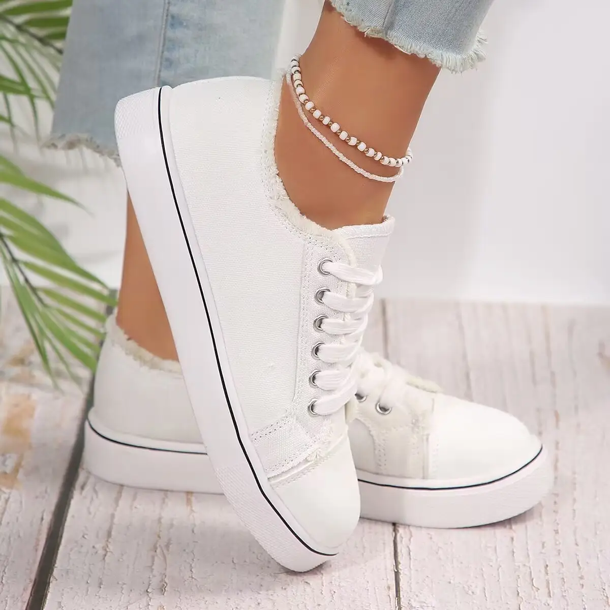 Women's Lace-up Casual Shoes Lightweight