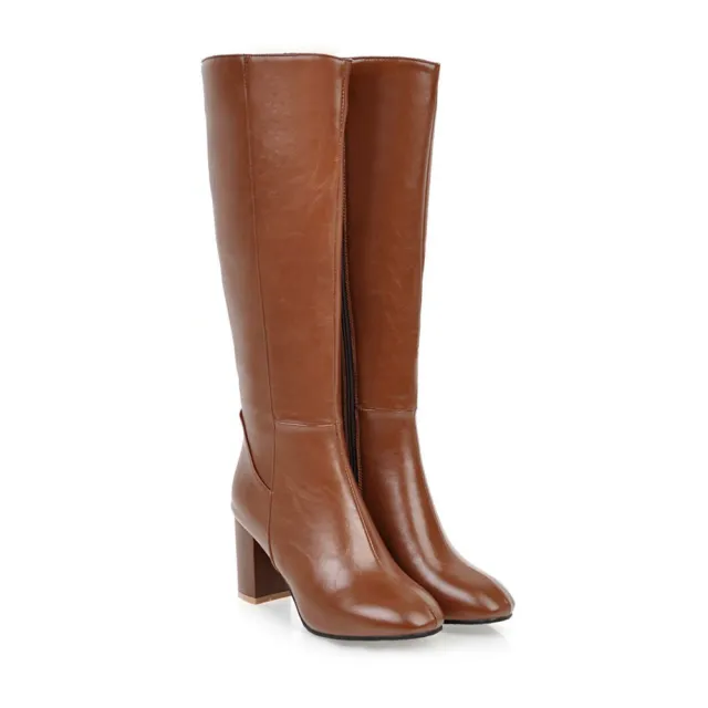 High heeled Thigh Boot Over The Knee Women Brown - Shop at LoveMi