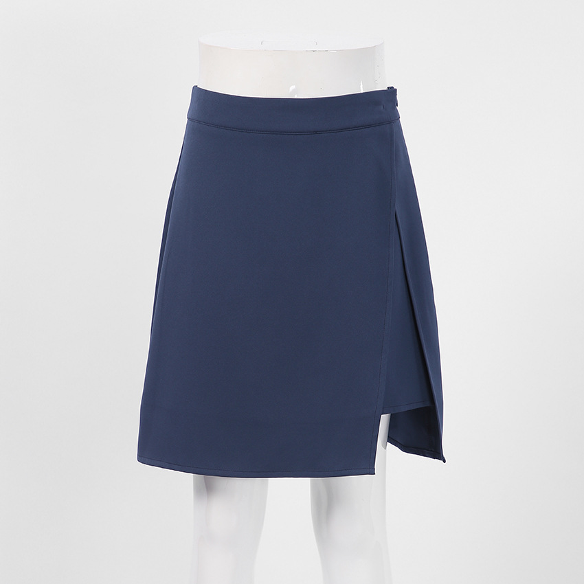 Title 4, Damen High Waist blaue Split Skirt. Stilvoller ...