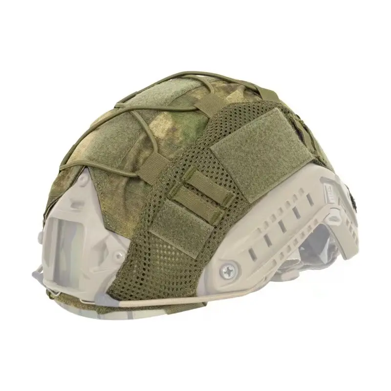 Camouflage Helmet Cover With Elastic Cord Tactical Camouflage Helmet Cover