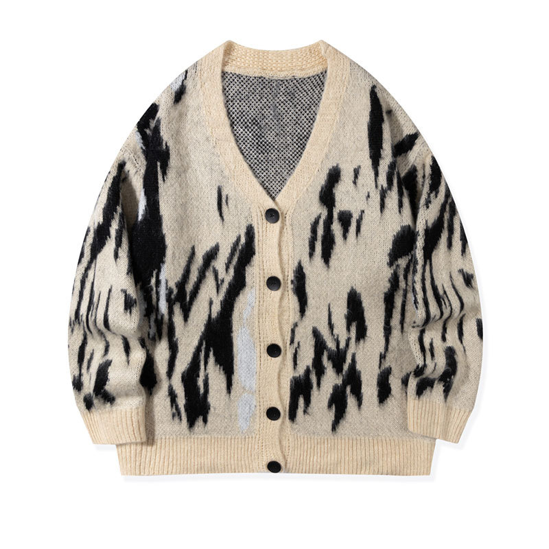 Loose-Fit Knitted Cardigan, picture 4 of 8