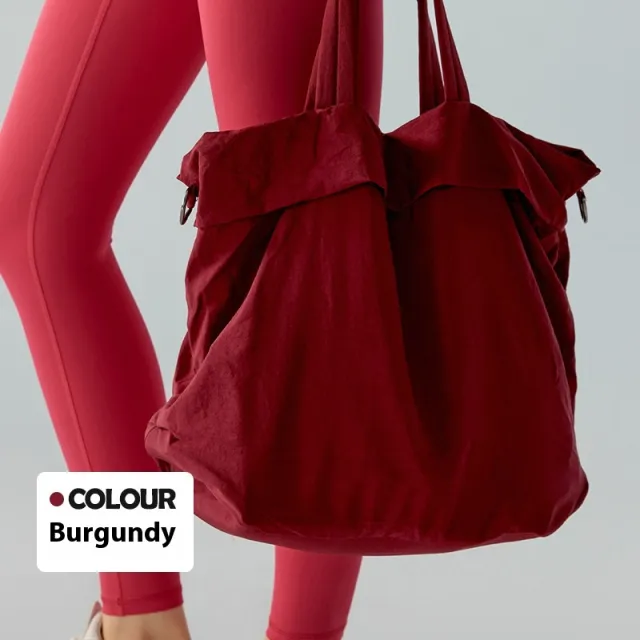 Large Capacity Portable Sports Gym Women's Casual Yoga Shoulder Bag Red - Shop at LoveMi