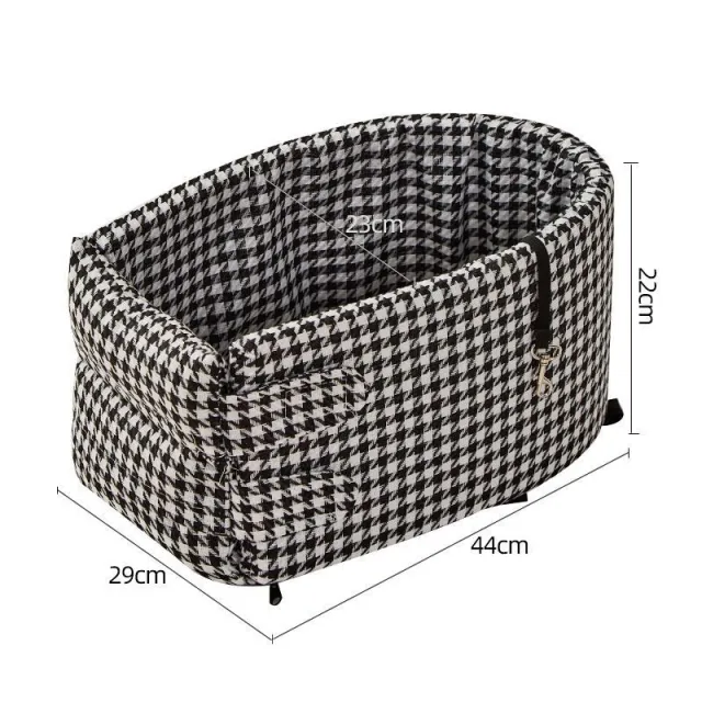 Small Dog Car Cat Safety Seat Black Crazy Bird - Shop at LoveMi