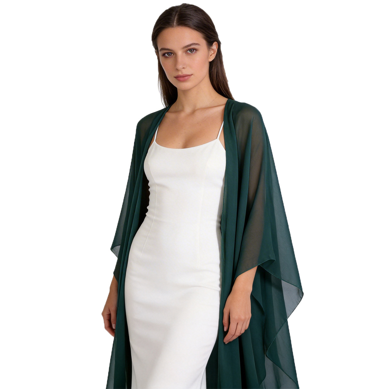 Womens Thin Breathable Chiffon Shirt Shawl