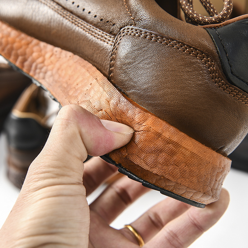 Men's First Layer Cowhide Retro Sports Casual Shoes