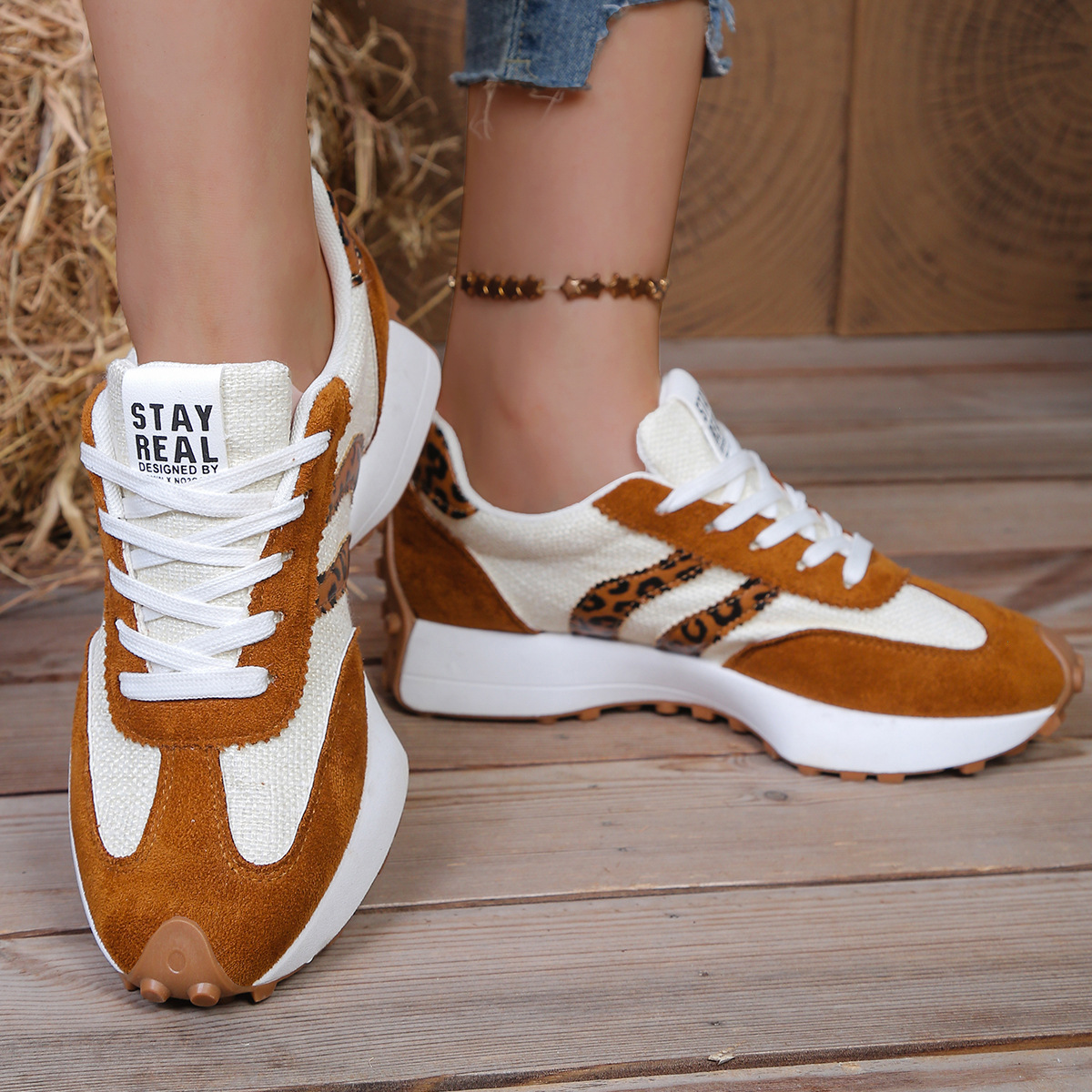 Influencer-style Chunky-soled Casual Sports Shoes For Students Koalakits36