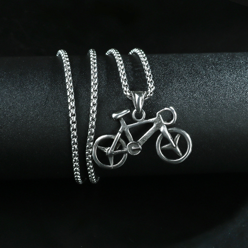 New Arrival Hot Sale Fashion Men's Necklace Bicycle Sports Personalized Sweater Chain