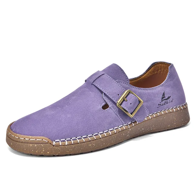 Women's Comfortable Loafers New Lightweight Low Top Purple - Shop at LoveMi