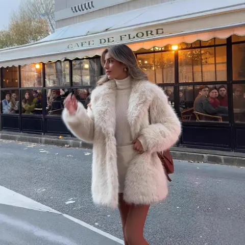 Artificial Fur Warm Coat Thick Women