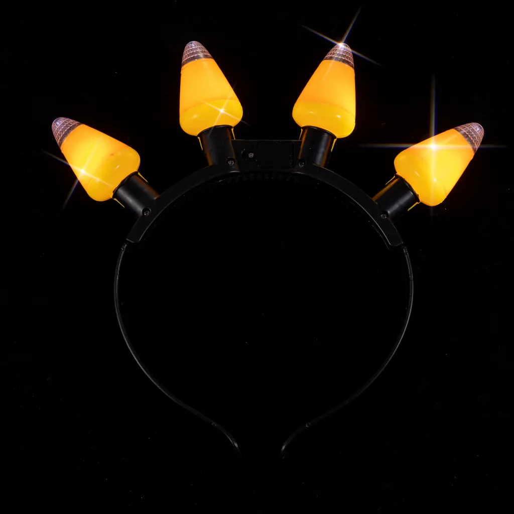 Halloween Candy Corn Ghost Festival Luminous Headband - Corn Headband
