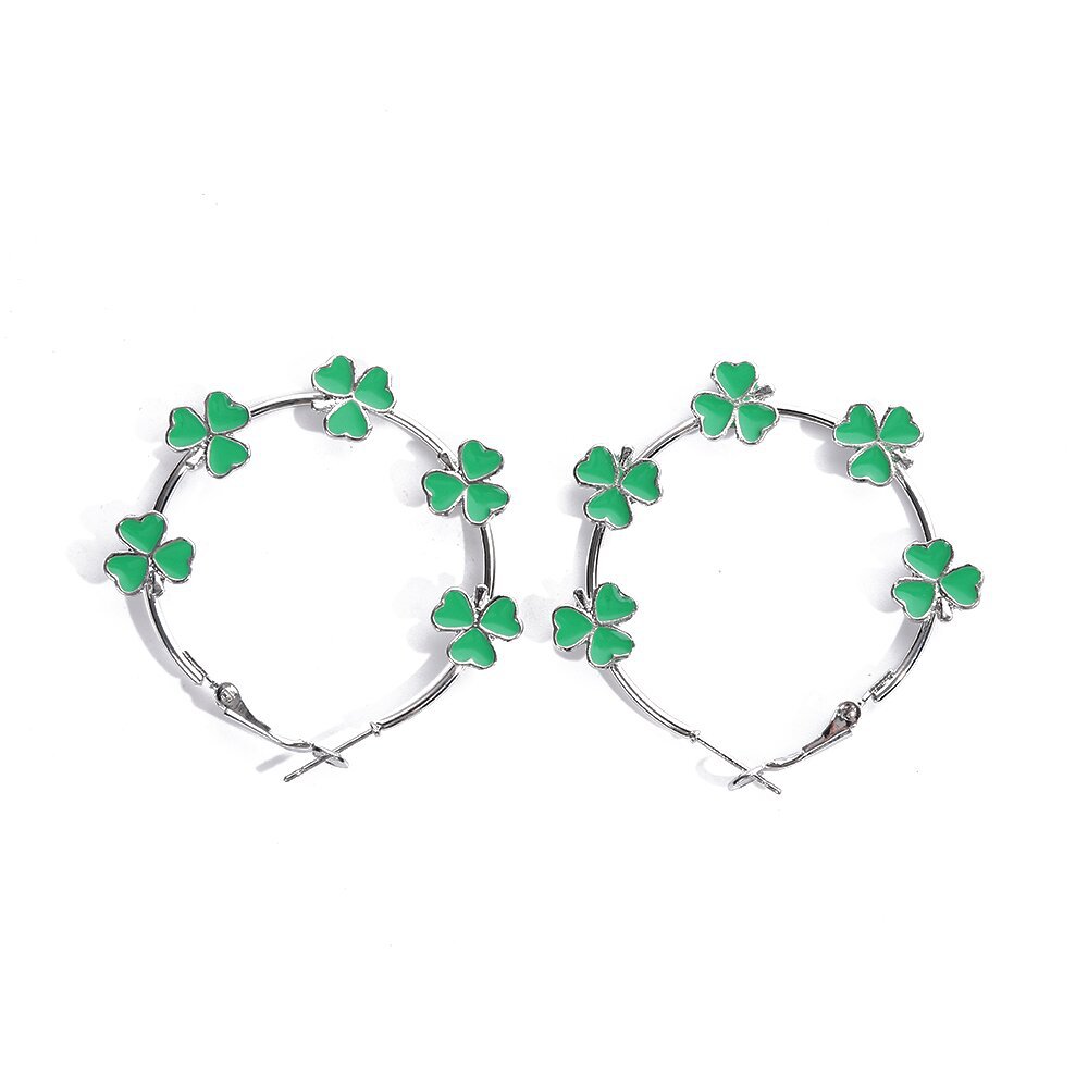Stylish And Elegant Three-leaf Clover Earrings