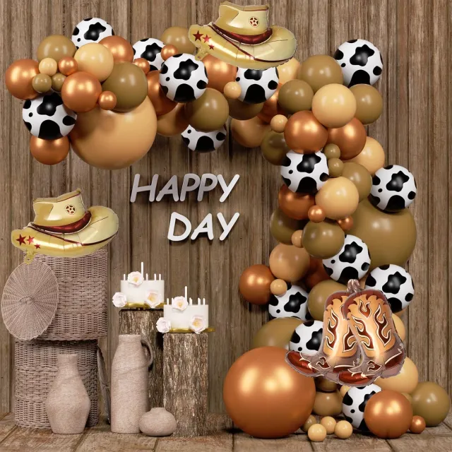 Holiday Decoration Retro Western Denim Balloon Set Cy287 Suit - Shop at LoveMi