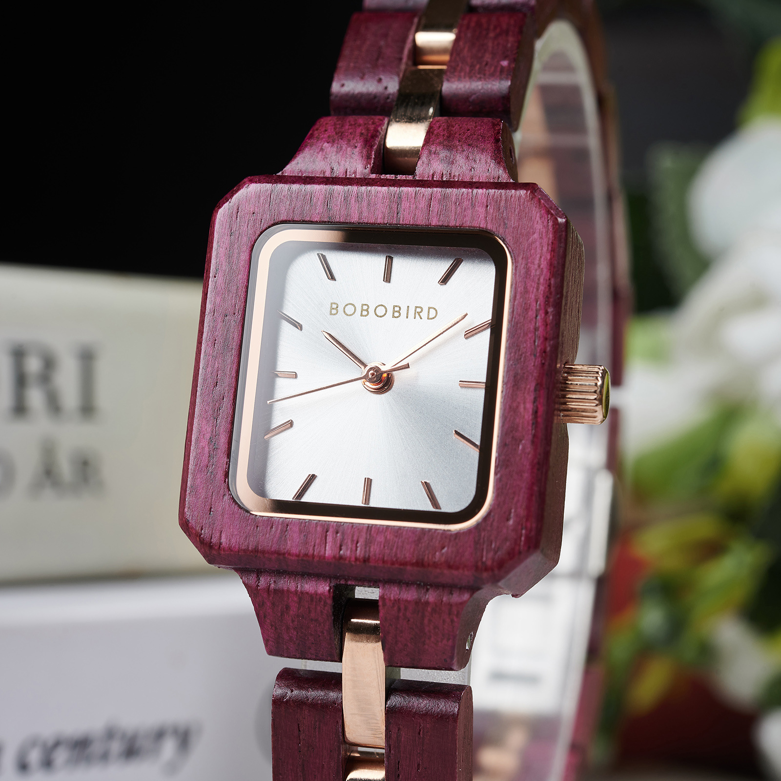 Wooden Watch Womens Three-Color Quartz Watch 7