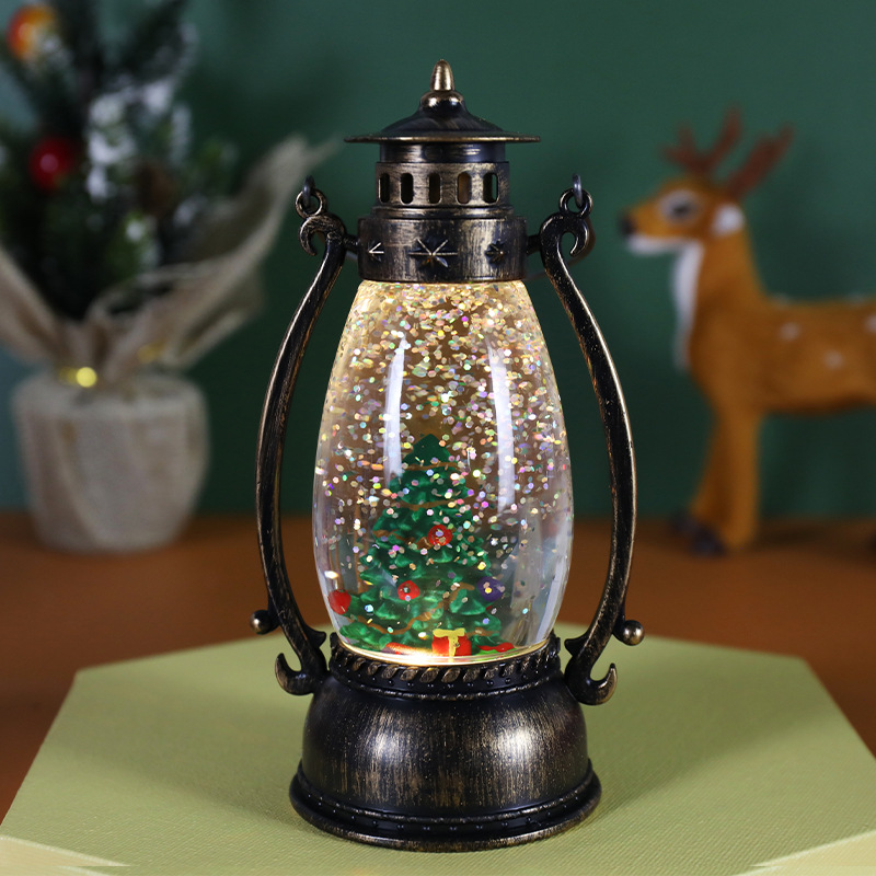 Oil Lamp Christmas Tree