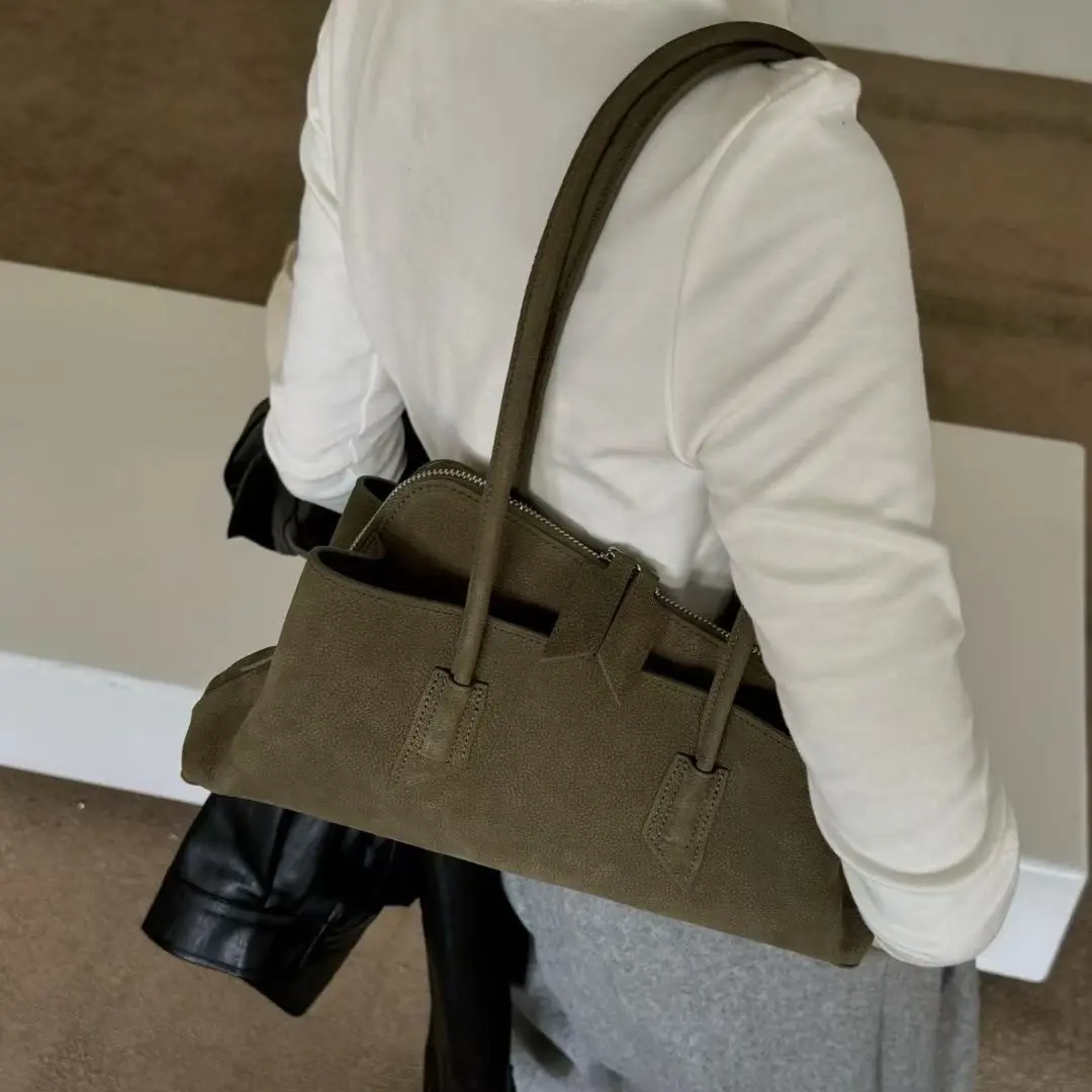 New Winter Korean-style Niche First-layer Cowhide Leather