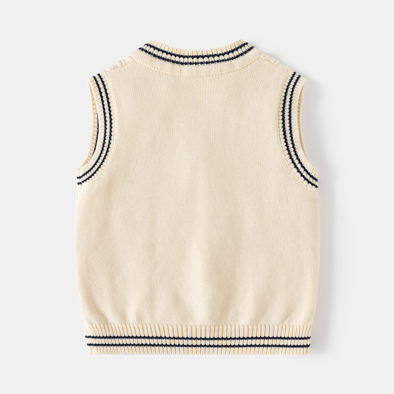 Boy's Thick Needle V-neck Knitted Jacket — foto 6