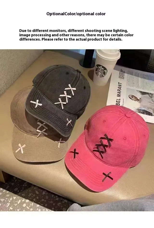 Merican Retro Denim Advance Hats Women Xxx Washed Baseball Cap - Shop at LoveMi