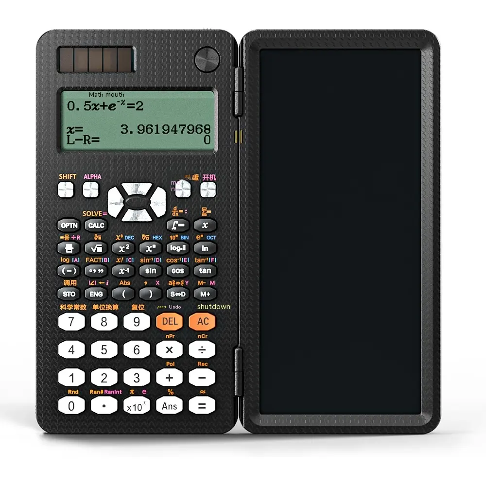 2 In 1 Foldable Scientific Calculators Handwriting