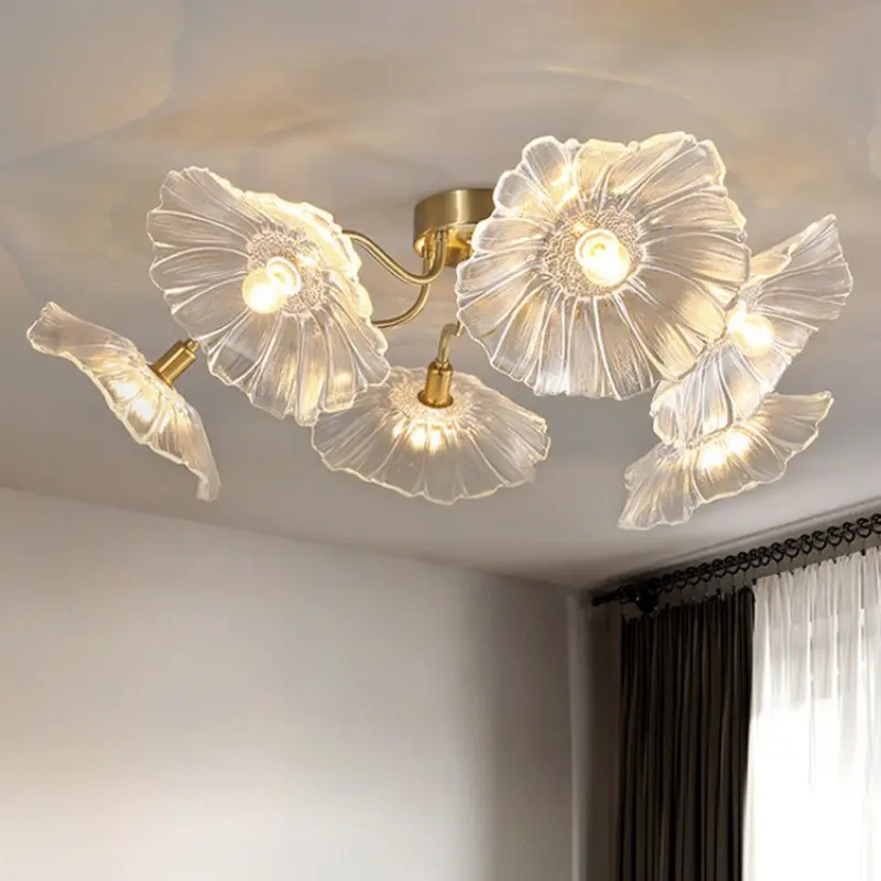 Simple Living Room Creative Flower Lamps