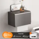 Gun Gray Square Tissue Box