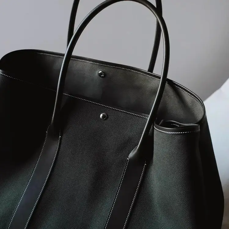 PU Canvas Large-Capacity Tote Garden Bag