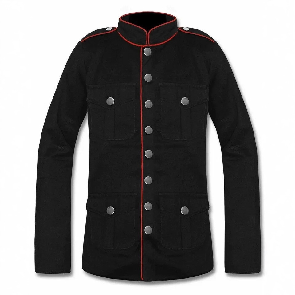 Mens Military Gothic Jacket Coat