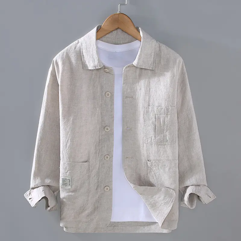 Wool Coat Retro Minimalist Versatile Lightweight Jacket