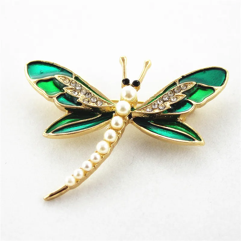 Title 3, Green dragonfly pin