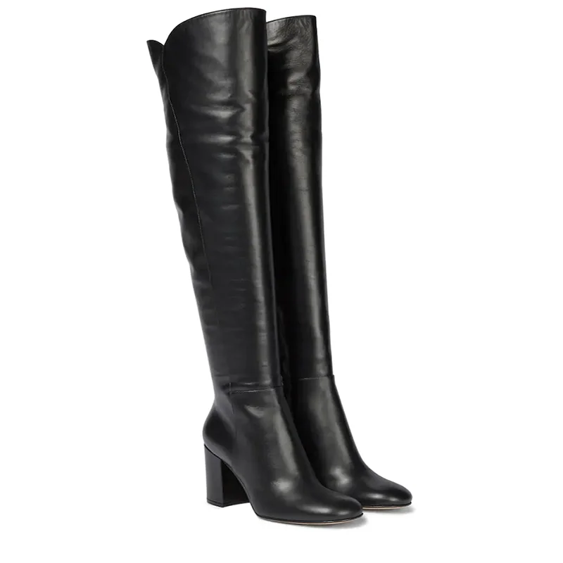 Title 3, Botas Femininas Over Knee de Salto Alto Grosso ...