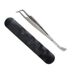 Stainless Steel Pet Insect Repellent Tool Tweezers - Tick Tweezers Black - View 1