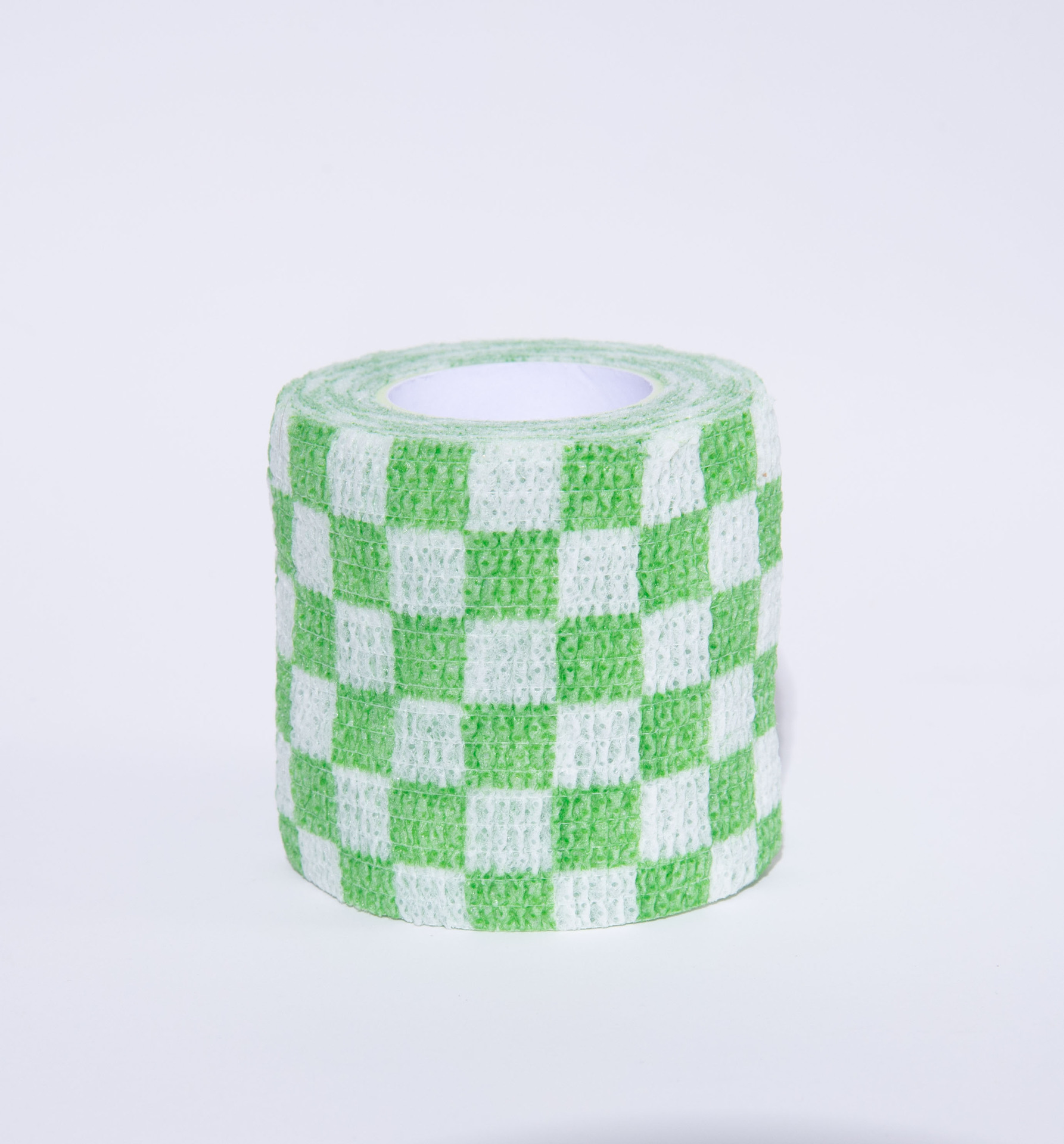 Green And White Grid