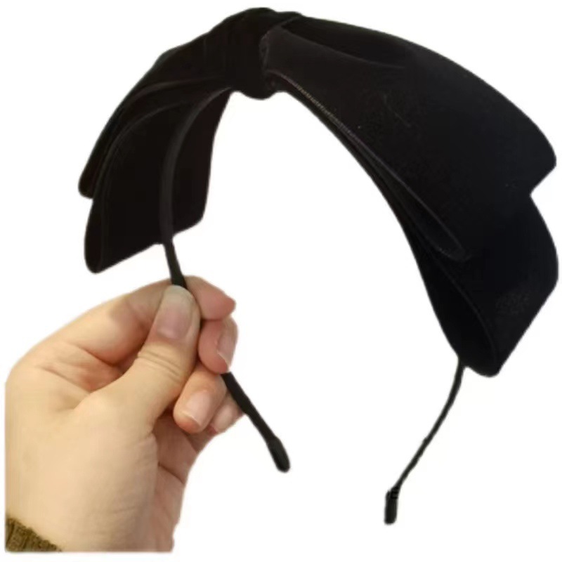 Women's Vintage Velvet Bow Headband