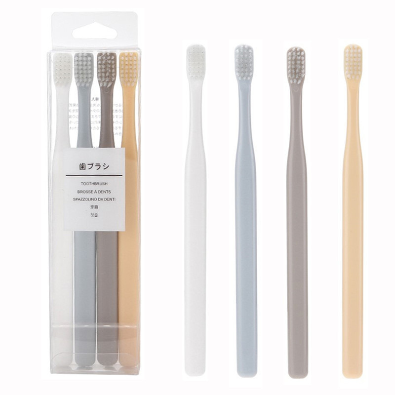 Title 5, Macarons 4 Pack Soft-bristle Toothbrush