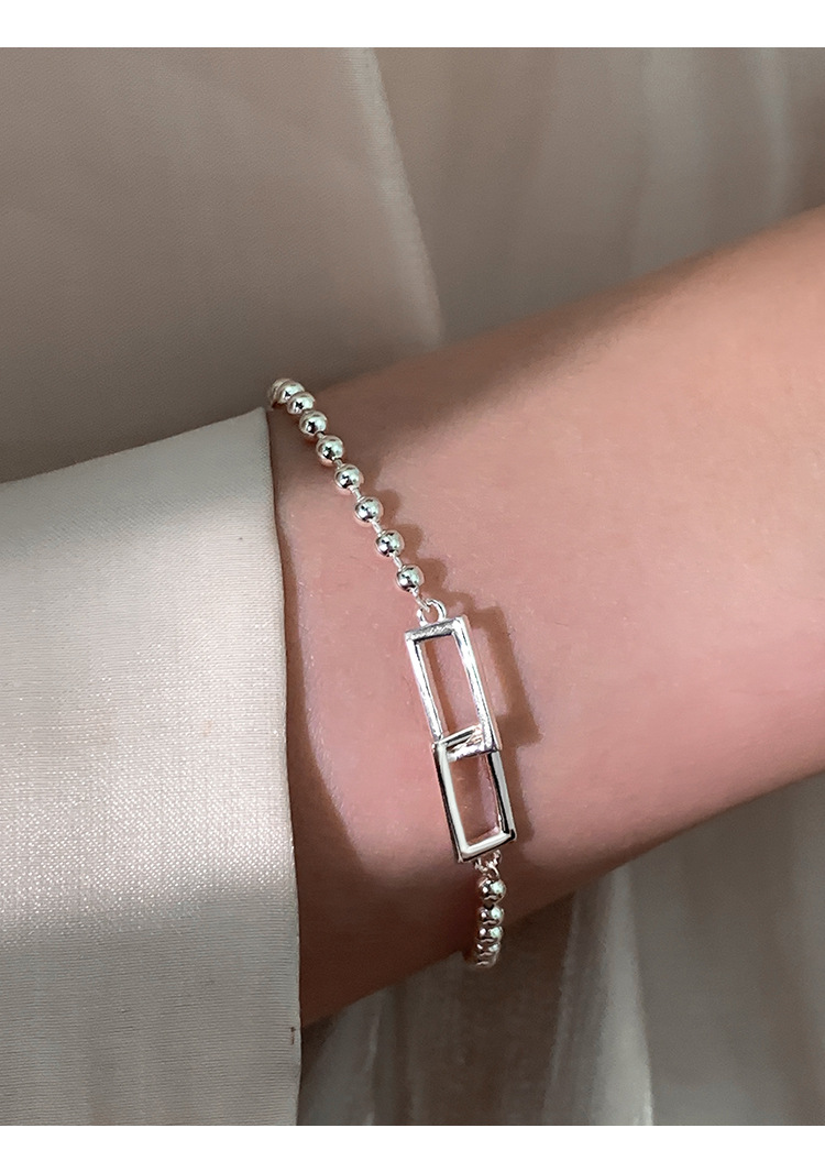 Geometric Square Ball Bracelet Female Summer