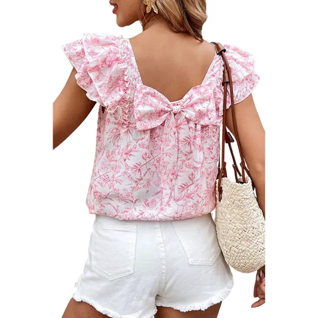 Fashion New Bow Decoration Pullover For Women Lc25132285 Pink - Shop at LoveMi