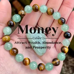 Universal Natural Stone Bracelet Citrine Dongling Stone Malachite Bracelet - Cz077 - View 1