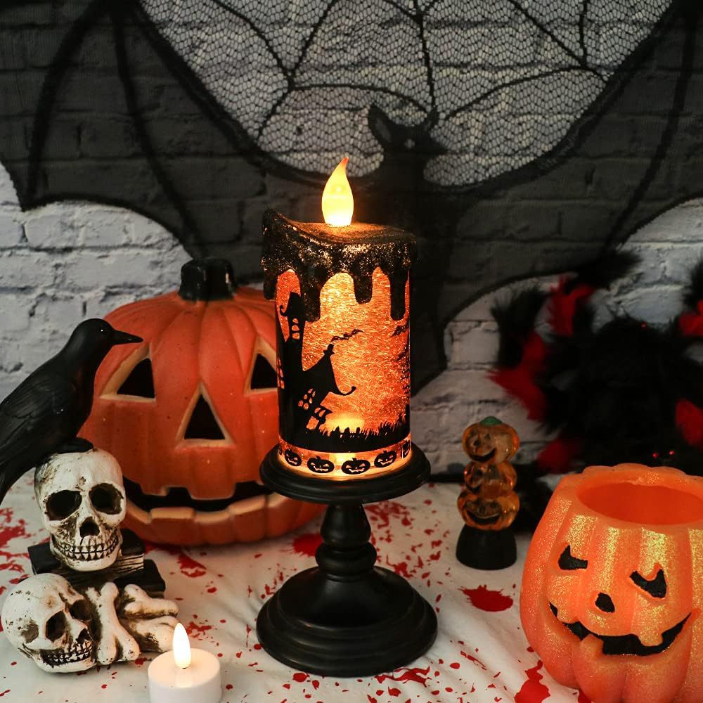 Title 3, Halloween Decoration Props Candlestick Castle P...