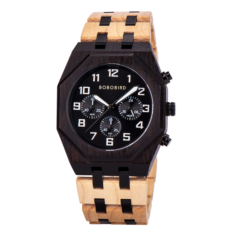 Wooden Watch T92 Quartz Decoration 3