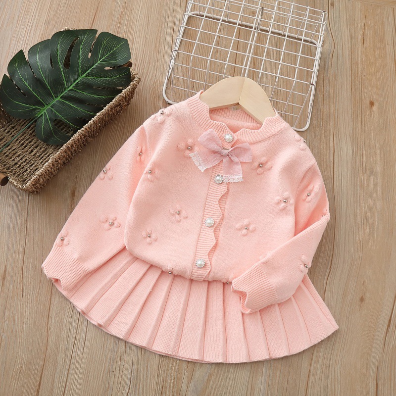 Cute Sweater And Skirt Set For Girls product image