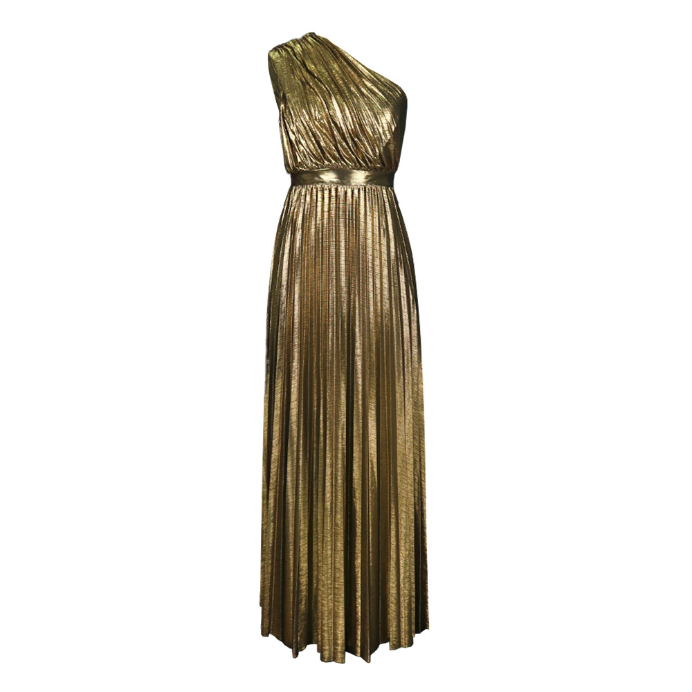 Large Swing Skirt Pleated Dress Women