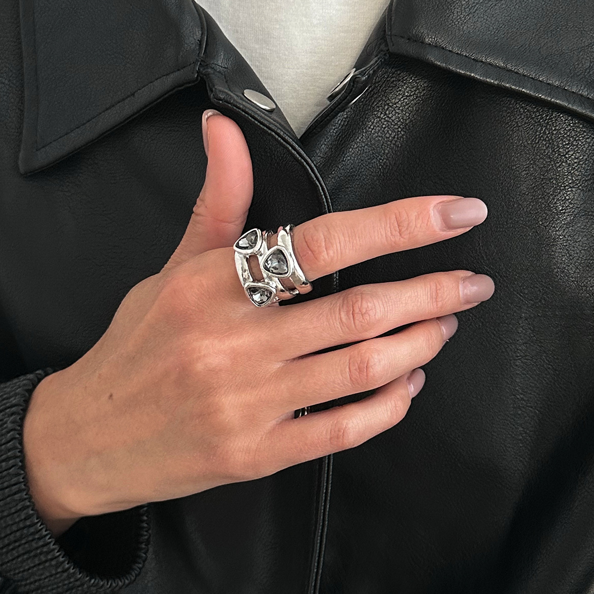 Stylish Metal Layered Mixed Bracelet For Women