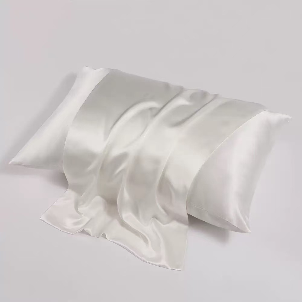 Household Solid-color Reactive-dyed Silk Pillowcase