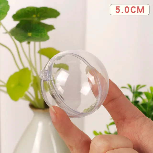 Fashion Hollow Transparent Christmas Ball 5Cm Ball Slq Yq 5 - Shop at LoveMi