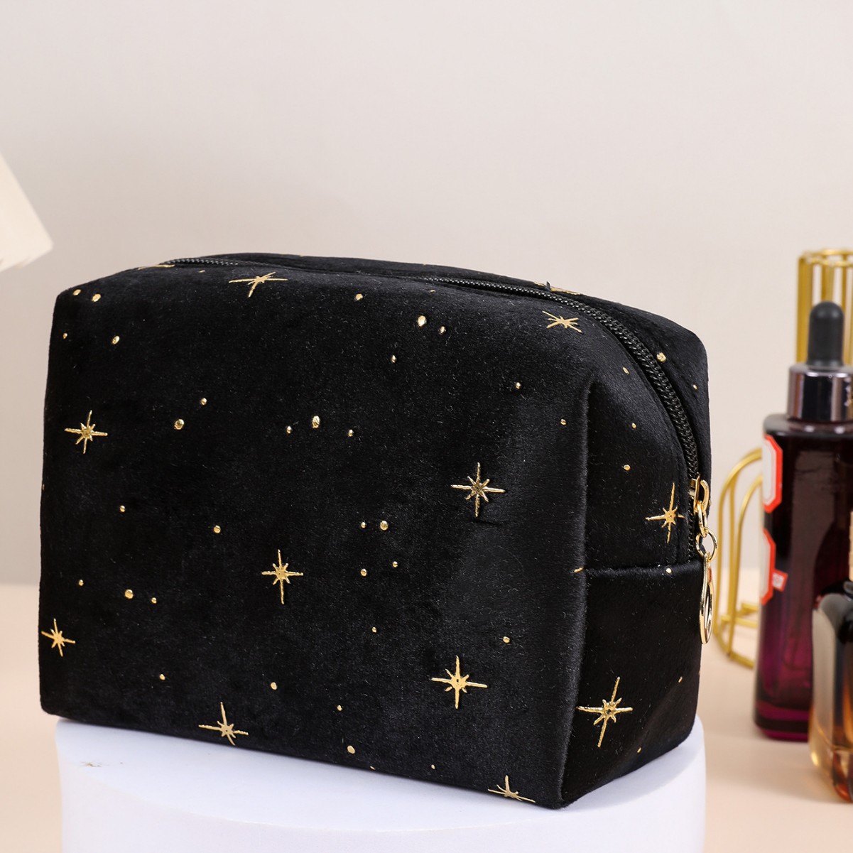 Cosmetic Zipper Wash Bag For Portable Storage
