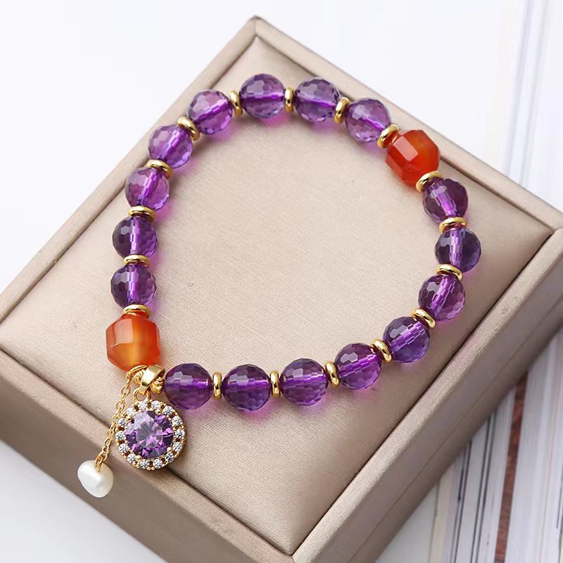 Natural Amethyst Extremely Beautiful Bracelet