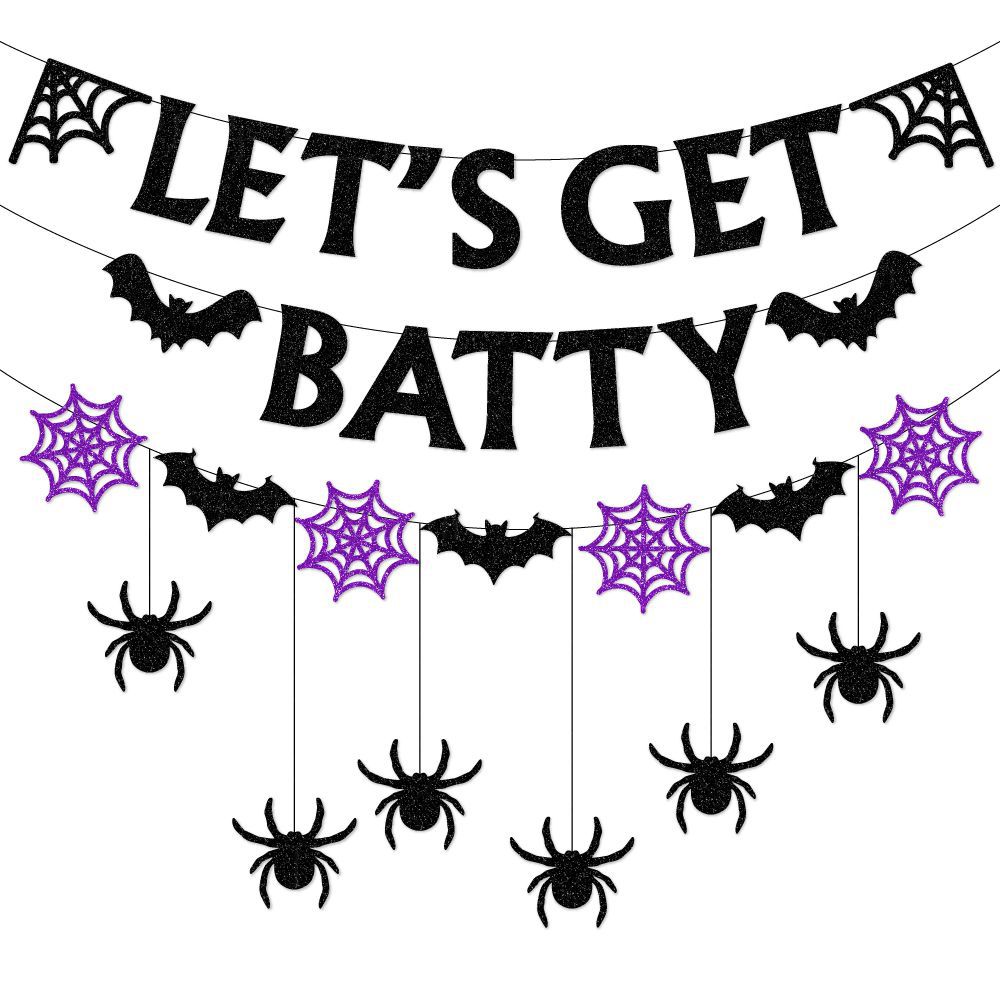 Halloween decoration bat hanging flag (pattern hanging flag)